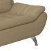Sofá 2 Lugares New Passion Suede Bege