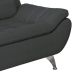 Sofá 2 Lugares New Passion Suede Cinza