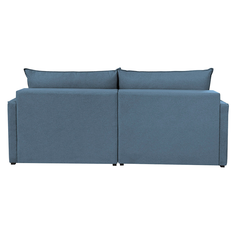 Sofá 2 Lugares Retrátil Moon Linho Azul 160 cm