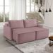 Sofá 2 Lugares Retrátil Moon Linho Rosa 160 cm