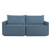 Sofá 2 Lugares Retrátil Moon com USB Linho Azul 160 cm
