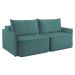Sofá 2 Lugares Retrátil Moon com USB Linho Verde 160 cm