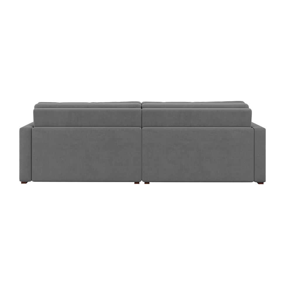 Sofá 2 Lugares Retrátil e Recinável Sunset Linho Cinza 160 cm