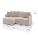 Sofá 2 Lugares Retrátil e Reclinável Malta Veludo Creme 160 cm
