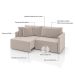 Sofá 2 Lugares Retrátil e Reclinável Malta Veludo Creme 160 cm