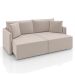 Sofá 2 Lugares Retrátil e Reclinável Malta Veludo Creme 160 cm