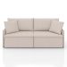 Sofá 2 Lugares Retrátil e Reclinável Stilo Linho Cru 154 cm