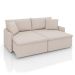 Sofá 2 Lugares Retrátil e Reclinável Stilo Linho Cru 154 cm