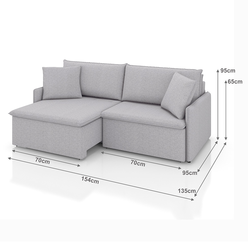 Sofá 2 Lugares Retrátil e Reclinável Stilo Linho Prata 154 cm