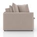 Sofá 2 Lugares Retrátil e Reclinável Stilo Veludo Creme 154 cm