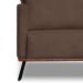Sofá 2 Lugares Zeus Veludo Marrom 160 cm