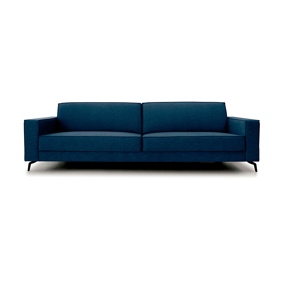 Sofá 3 Lugares Angelo Linho Azul 240 cm