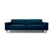 Sofá 3 Lugares Aurora Linho Azul 210 cm