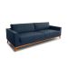Sofá 3 Lugares Bartô Linho Azul 180 cm