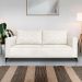 Sofá 3 Lugares Eros Linho Bouclê Off White 200 cm