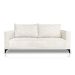 Sofá 3 Lugares Eros Linho Bouclê Off White 200 cm