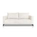 Sofá 3 Lugares Eros Linho Bouclê Off White 220 cm