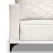 Sofá 3 Lugares Eros Linho Bouclê Off White 220 cm