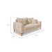 Sofá 3 Lugares Lisboa Bouclé Bege 200 cm