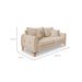 Sofá 3 Lugares Lisboa Bouclé Bege 220 cm