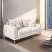 Sofá 3 Lugares Lisboa Bouclé Off White 200 cm