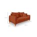 Sofá 3 Lugares Lisboa Bouclé Terracota 180 cm