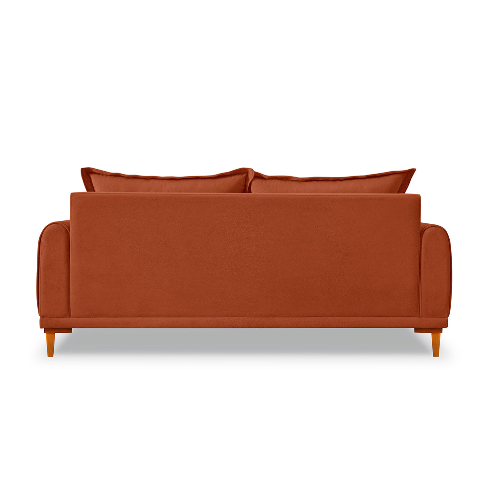 Sofá 3 Lugares Lisboa Bouclé Terracota 180 cm