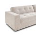 Sofá 3 Lugares Lucca Linho Bege 210 cm