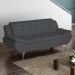 Sofá 3 Lugares New Passion Suede Cinza