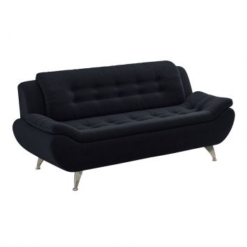 Sofá 3 Lugares New Passion Suede Preto é boa?