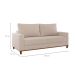 Sofá 3 Lugares New York Linho Bege