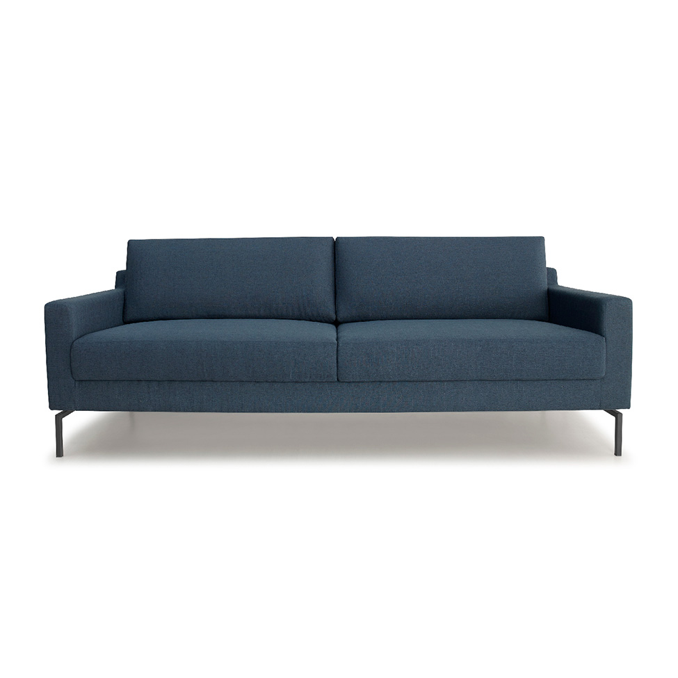 Sofá 3 Lugares Peppe Linho Azul 180 cm