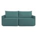 Sofá 3 Lugares Retrátil Moon com USB Linho Verde 220 cm