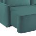 Sofá 3 Lugares Retrátil Moon com USB Linho Verde 220 cm