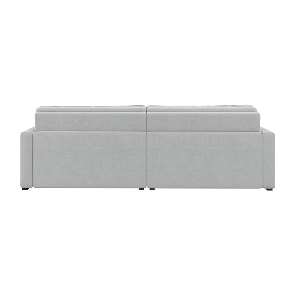 Sofá 3 Lugares Retrátil e Recinável Sunset Linho Gelo 220 cm