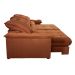 Sofá 3 Lugares Retrátil e Reclinável Aruba Veludo Terracota 230 cm