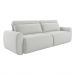 Sofá 3 Lugares Retrátil e Reclinável City Linho Cru 180 cm