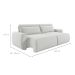 Sofá 3 Lugares Retrátil e Reclinável City Linho Cru 220 cm