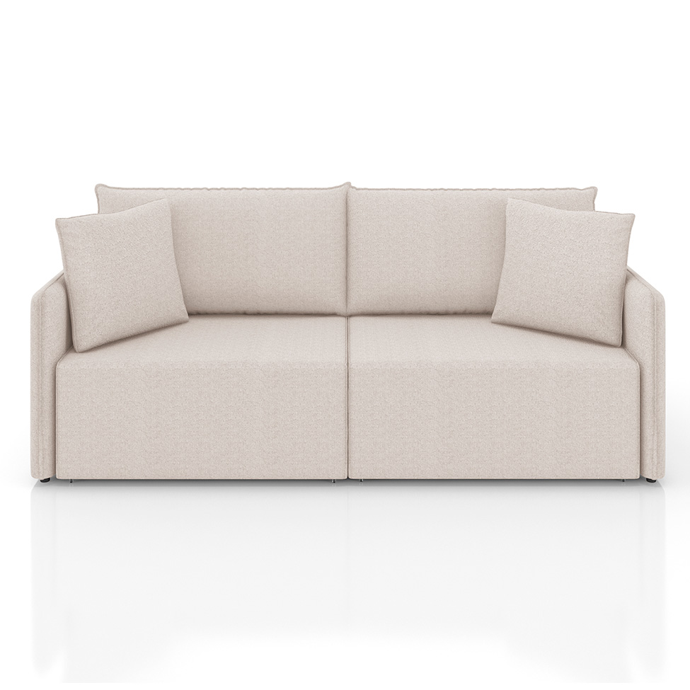 Sofá 3 Lugares Retrátil e Reclinável Malta Linho Cru 220 cm