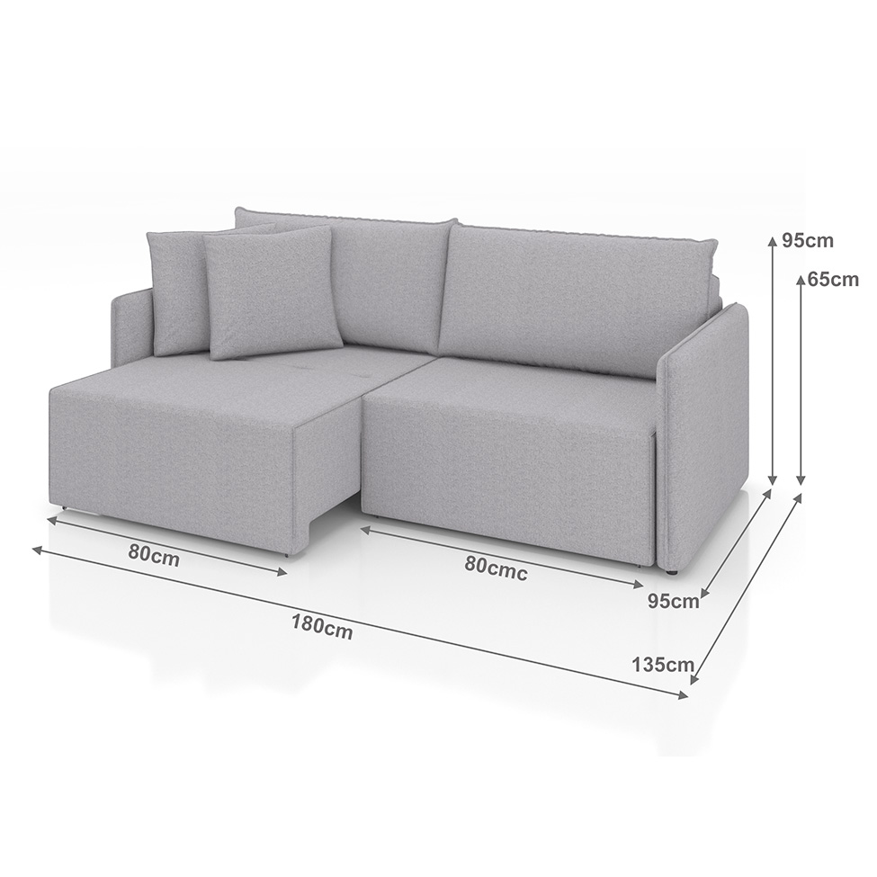 Sofá 3 Lugares Retrátil e Reclinável Malta Linho Prata 180 cm