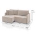 Sofá 3 Lugares Retrátil e Reclinável Malta Veludo Creme 180 cm