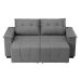 Sofá 3 Lugares Retrátil e Reclinável Slim Suede Cinza