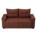 Sofá 3 Lugares Retrátil e Reclinável Slim Suede Marrom