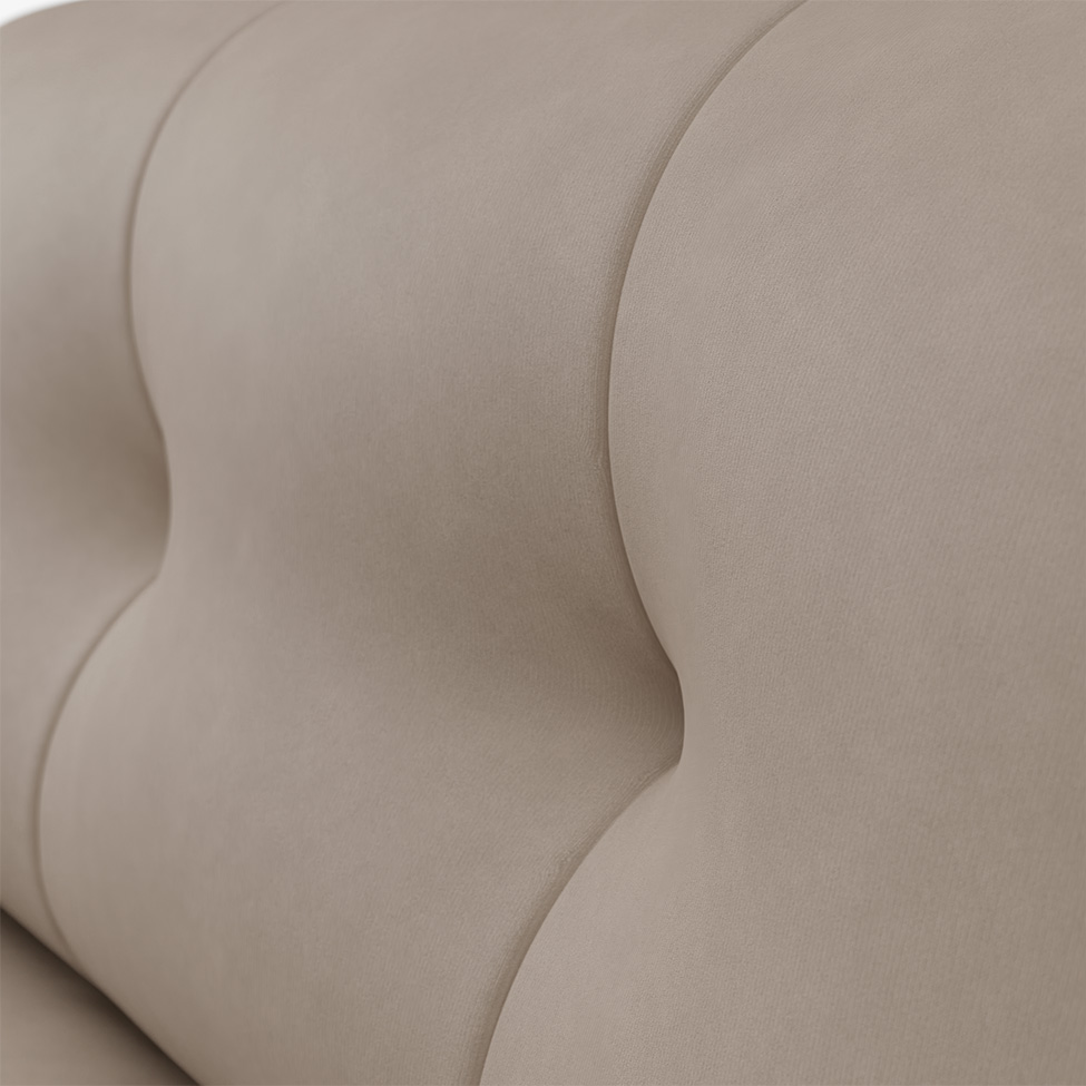 Sofá 3 Lugares Retrátil e Reclinável Smart Suede Bege