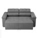 Sofá 3 Lugares Retrátil e Reclinável Smart Suede Cinza