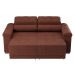 Sofá 3 Lugares Retrátil e Reclinável Smart Suede Marrom