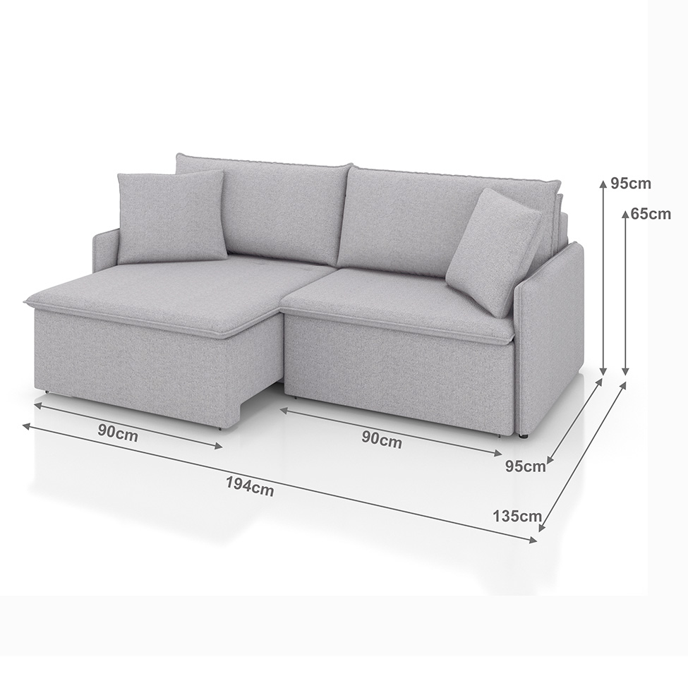 Sofá 3 Lugares Retrátil e Reclinável Stilo Linho Prata 194 cm
