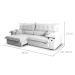 Sofá 3 Lugares Retrátil e Reclinável com USB Absoluto Linho Off White
