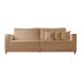 Sofá 3 Lugares Riviera Linho Bege 190 cm