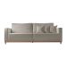 Sofá 3 Lugares Riviera Linho Cinza 190 cm